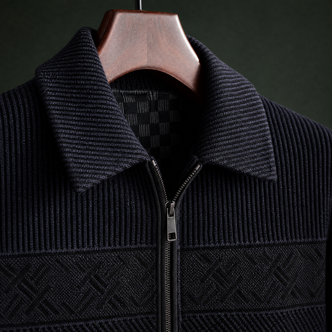 Conrad Textured Jacket - Lead Product Detail