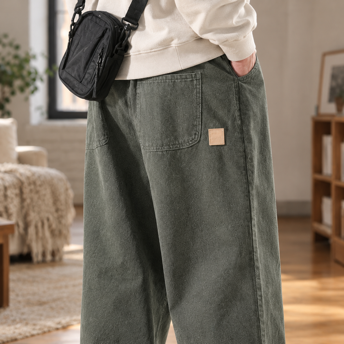 Florian Wide Leg Pants - Lead Product Detail