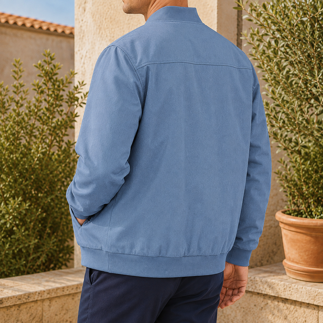 Simeon Bomber Jacket - Lead Alternate View