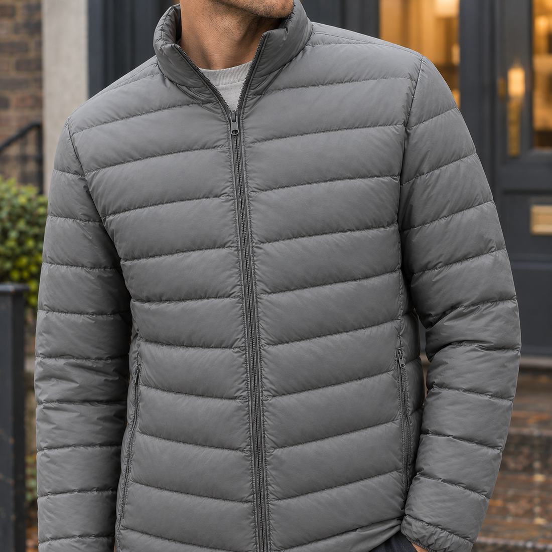 Oliver Puffer Jacket - Lead Product Detail