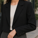 Christabel Cropped Blazer - Lead Product Detail