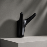 Maximus Sculptural Wall Hook - Pearl Black