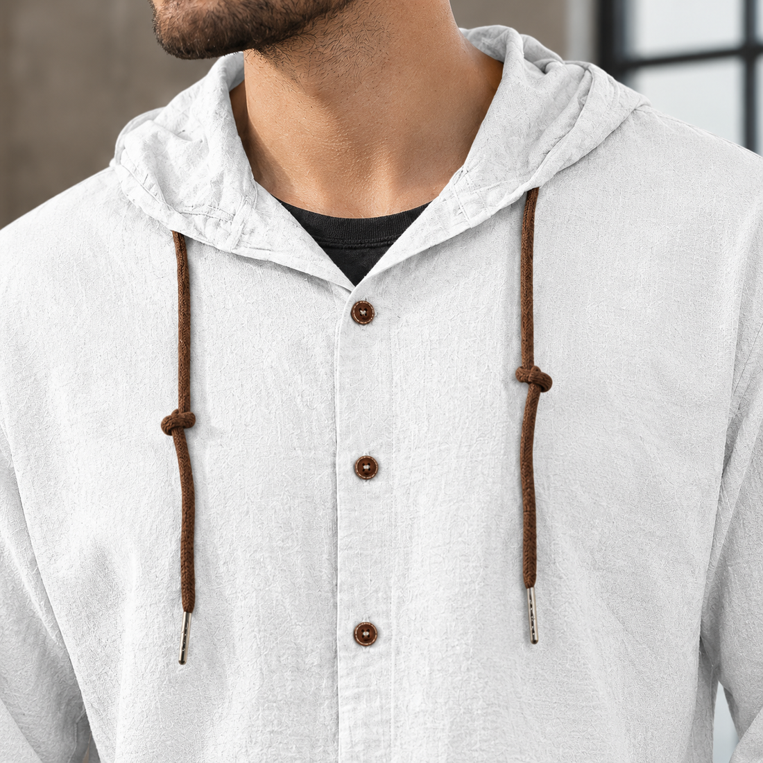 Dorian Hooded Hoodie - Lead Product Detail