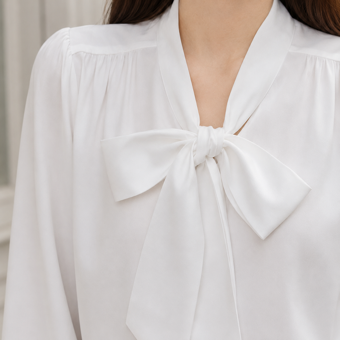 Ariane Bow Blouse - Lead Product Detail