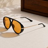 Ulric Retro Sunglasses - Lead Alternate View