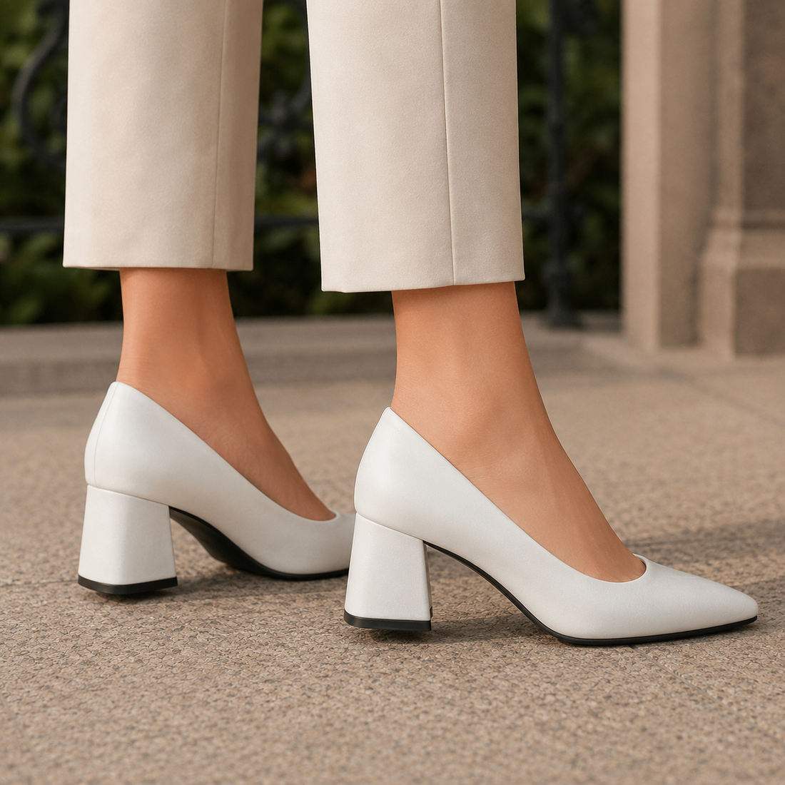 Lucchesi Pointed Heels - Lead Alternate View