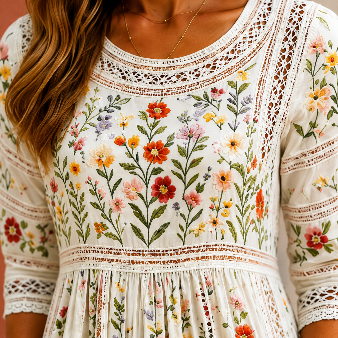 Harriet-Pearl Meadow Midi Dress - Lead Product Detail