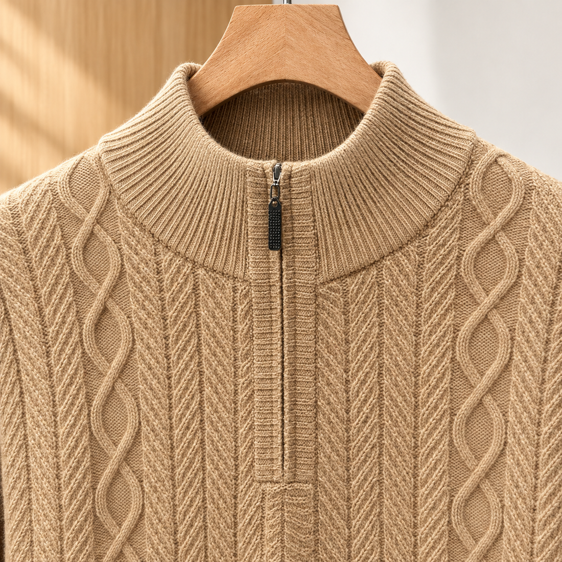 Austin Cable Knit Sweater - Lead Product Detail