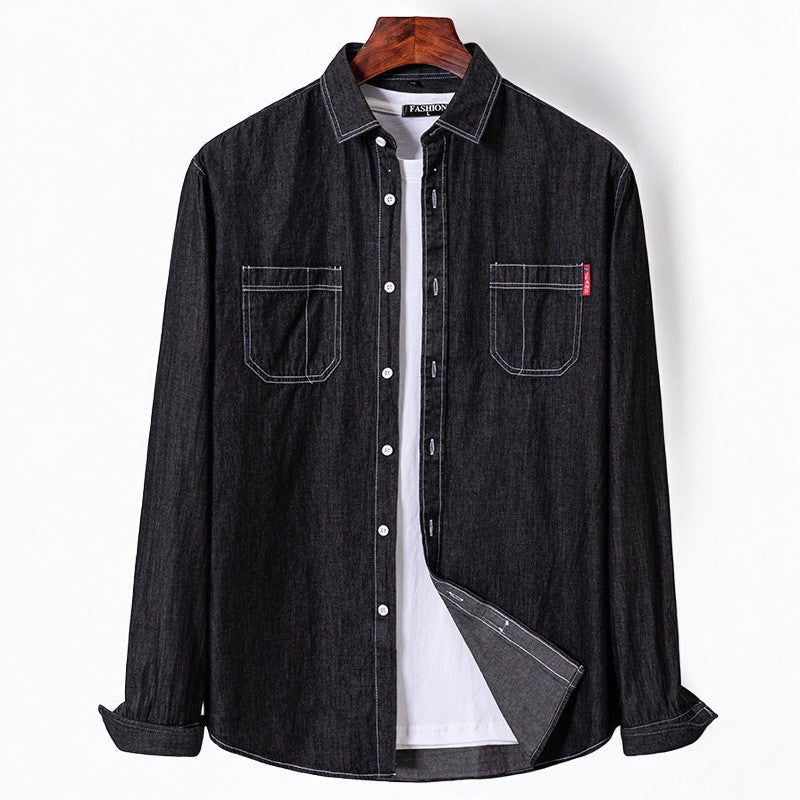 Holmfirth Denim Shirt - Black