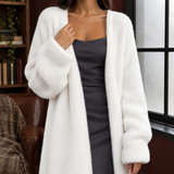 Arabelle-Pearl Plush Cardigan - Lead Product Detail