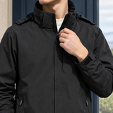 Dario Hooded Jacket - Lead Product Detail