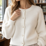 Oriane-Claire Pearl Button Cardigan - Lead Product Detail