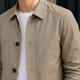 Blake Button Front Jacket - Lead Product Detail