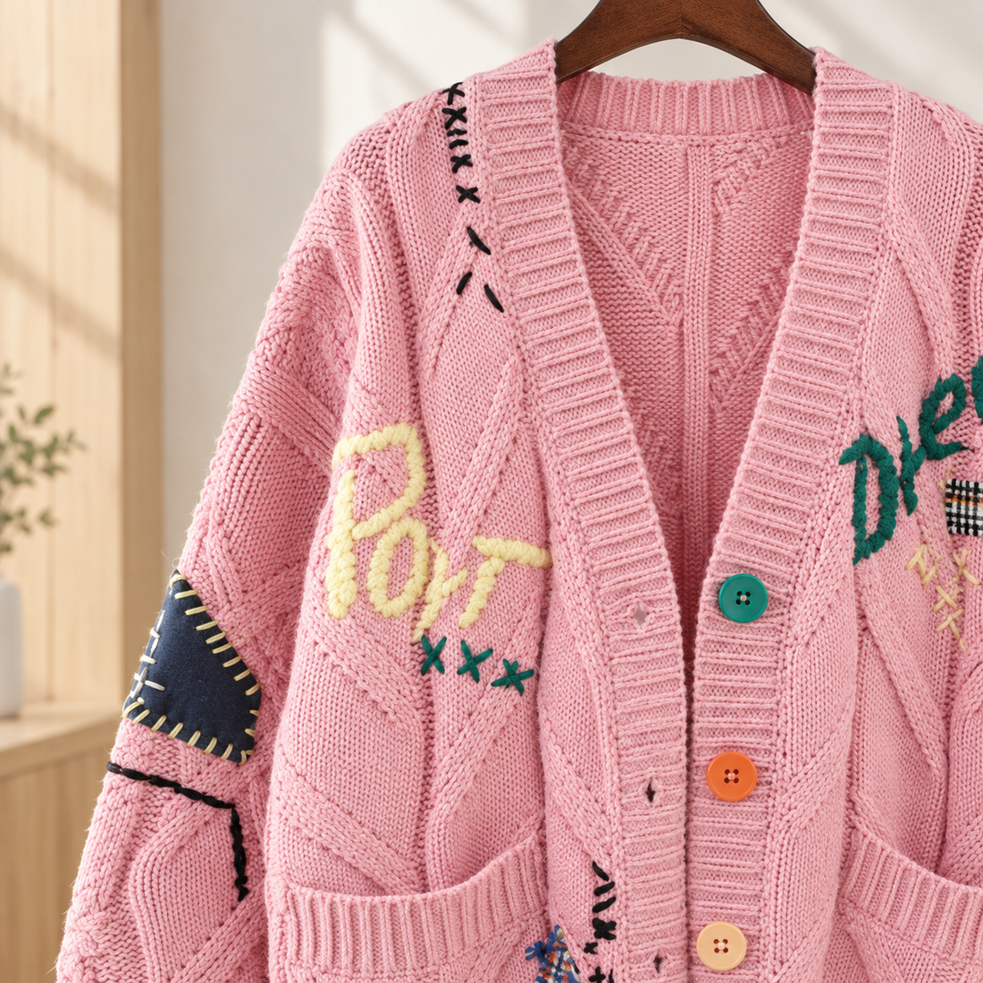 Azalea-Claire Embroidered Cardigan - Lead Product Detail