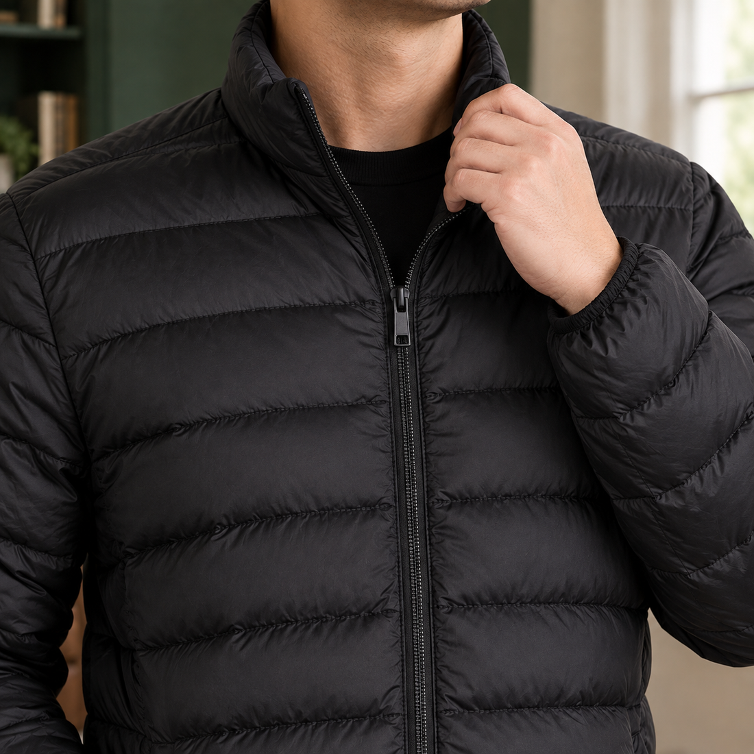 Carter Quilted Jacket - Lead Product Detail