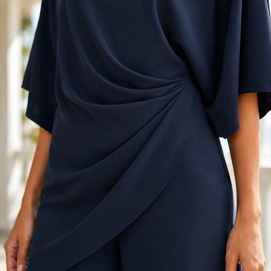 Katia-Sage Draped Set - Lead Product Detail