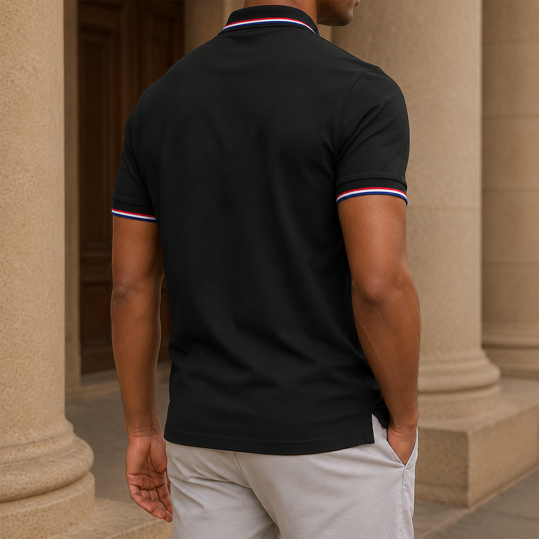 Matthias Striped Polo - Lead Alternate View