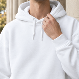 Mathias Drawstring Hoodie - Lead Product Detail