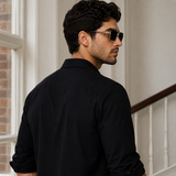Orson Rimless Sunglasses - Lead Alternate View