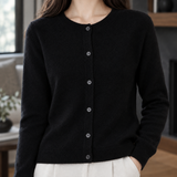 Michelle Round Neck Cardigan - Lead Product Detail