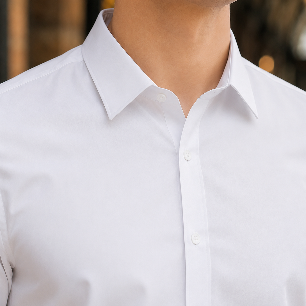 Aldous Slim Fit Shirt - Lead Product Detail