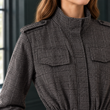 Junia-Louise Plaid Jacket - Lead Product Detail