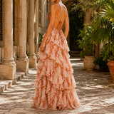 Edith-Jade Ruffled Maxi Dress - Lead Alternate View