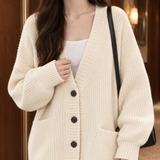 Ines-Faye Ribbed Cardigan - Lead Product Detail