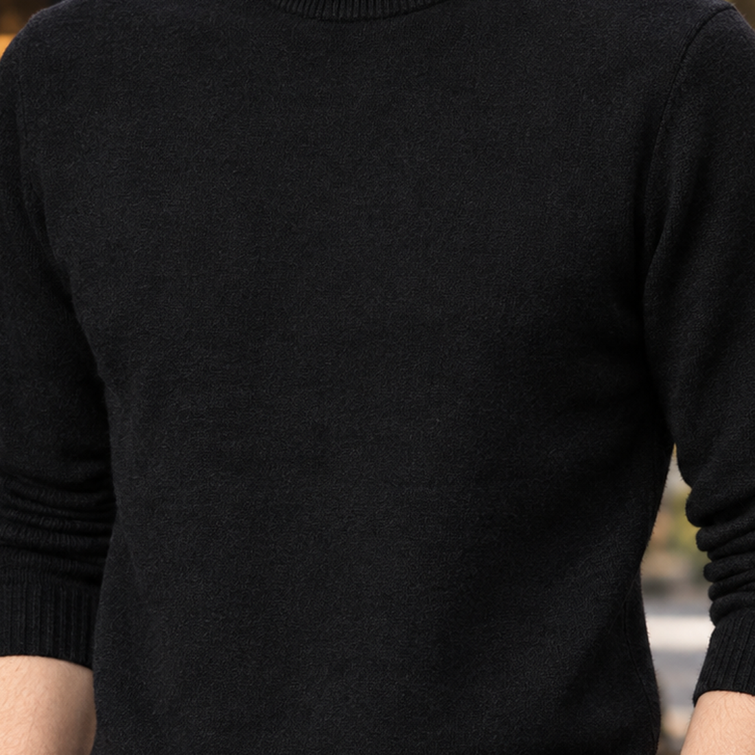 Florian Mock Neck Sweater - Lead Product Detail