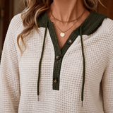Honora-Rae Waffle Sweater - Lead Product Detail