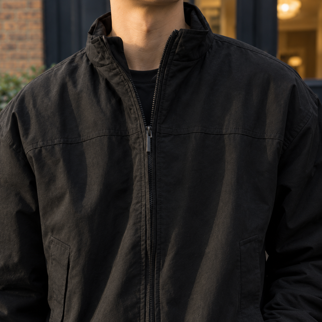Blake Pilot Jacket - Lead Product Detail