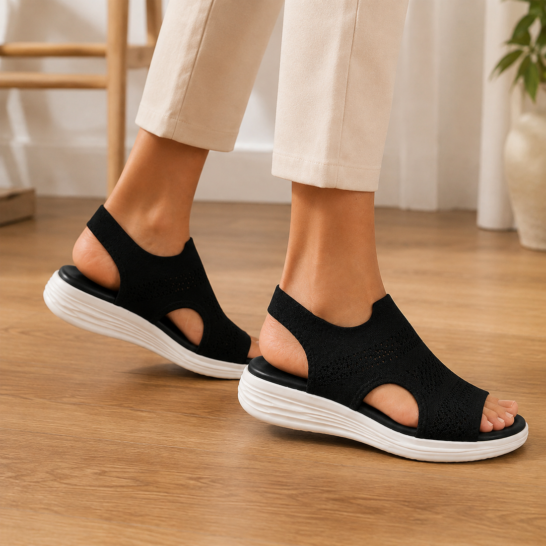 Fabbri Platform Sandals - Lead Alternate View