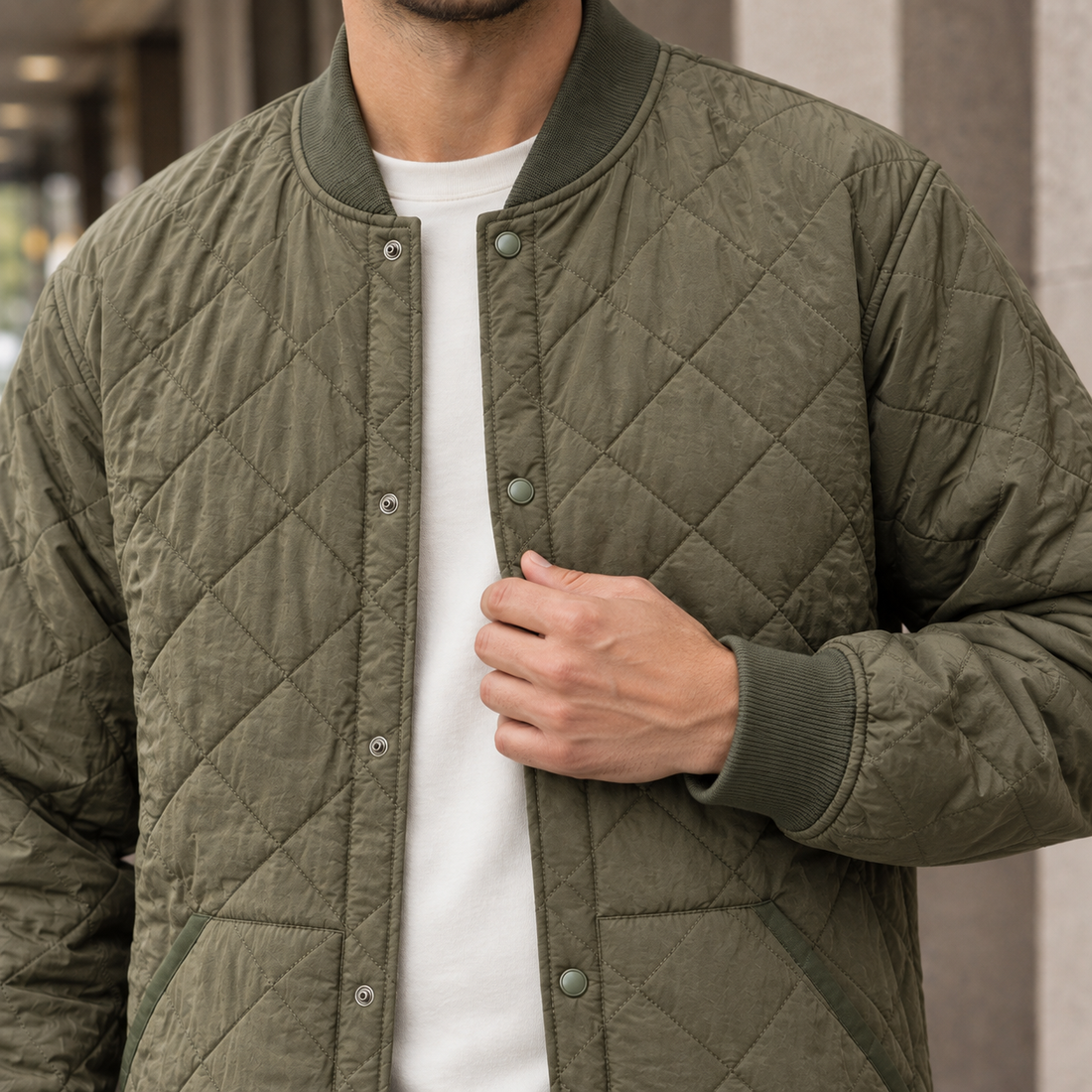 Knox Quilted Jacket - Lead Product Detail