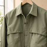 Hudson Utility Overshirt - Lead Product Detail
