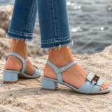 Amati Chain Sandals - Lead Alternate View