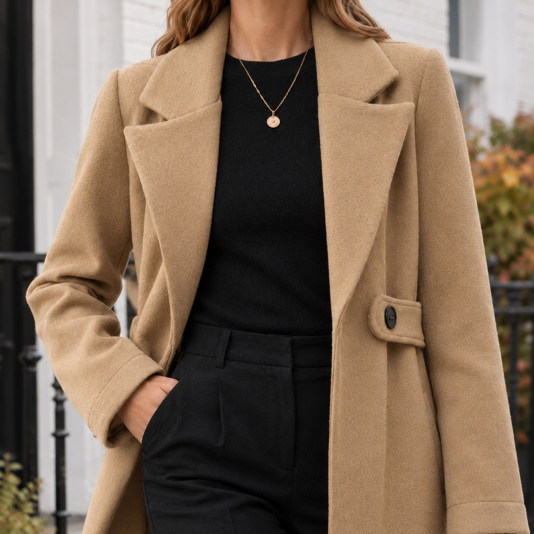Brigitta-June Longline Coat - Lead Product Detail
