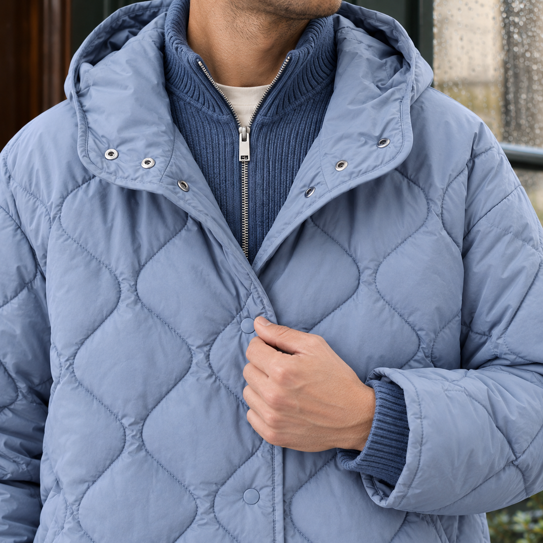 Blake Quilted Jacket - Lead Product Detail