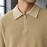 Douglas Half Zip Sweater - Lead Product Detail
