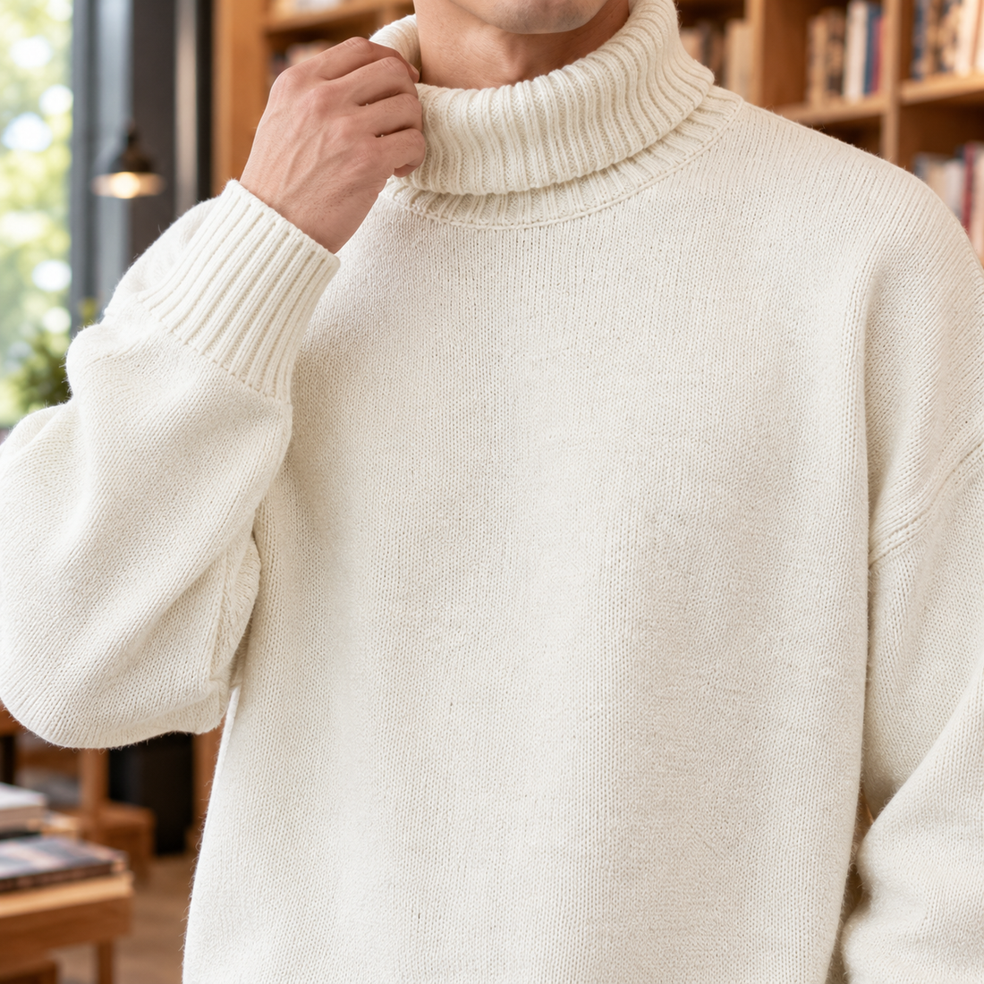 Marcel Turtleneck Sweater - Lead Product Detail