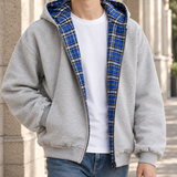 Marco Reversible Hooded Jacket - Lead Product Detail