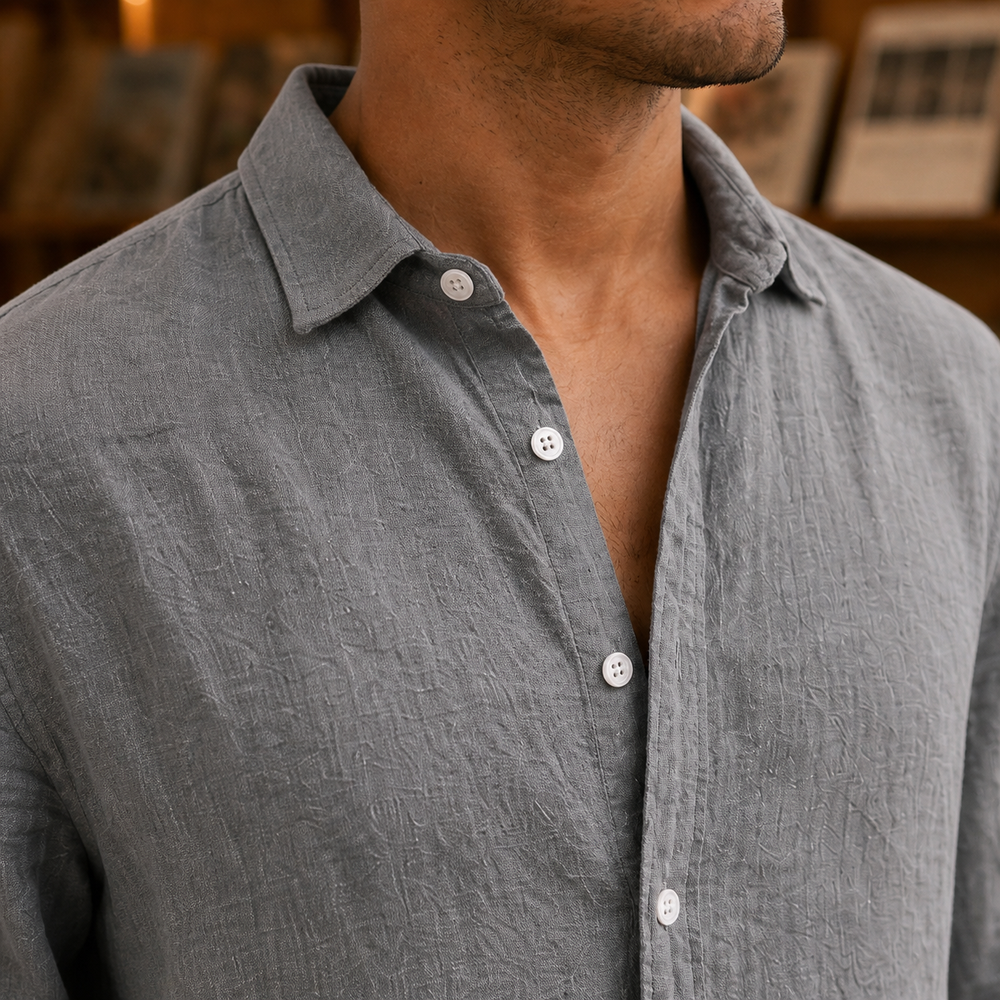 Austin Relaxed Shirt - Lead Product Detail