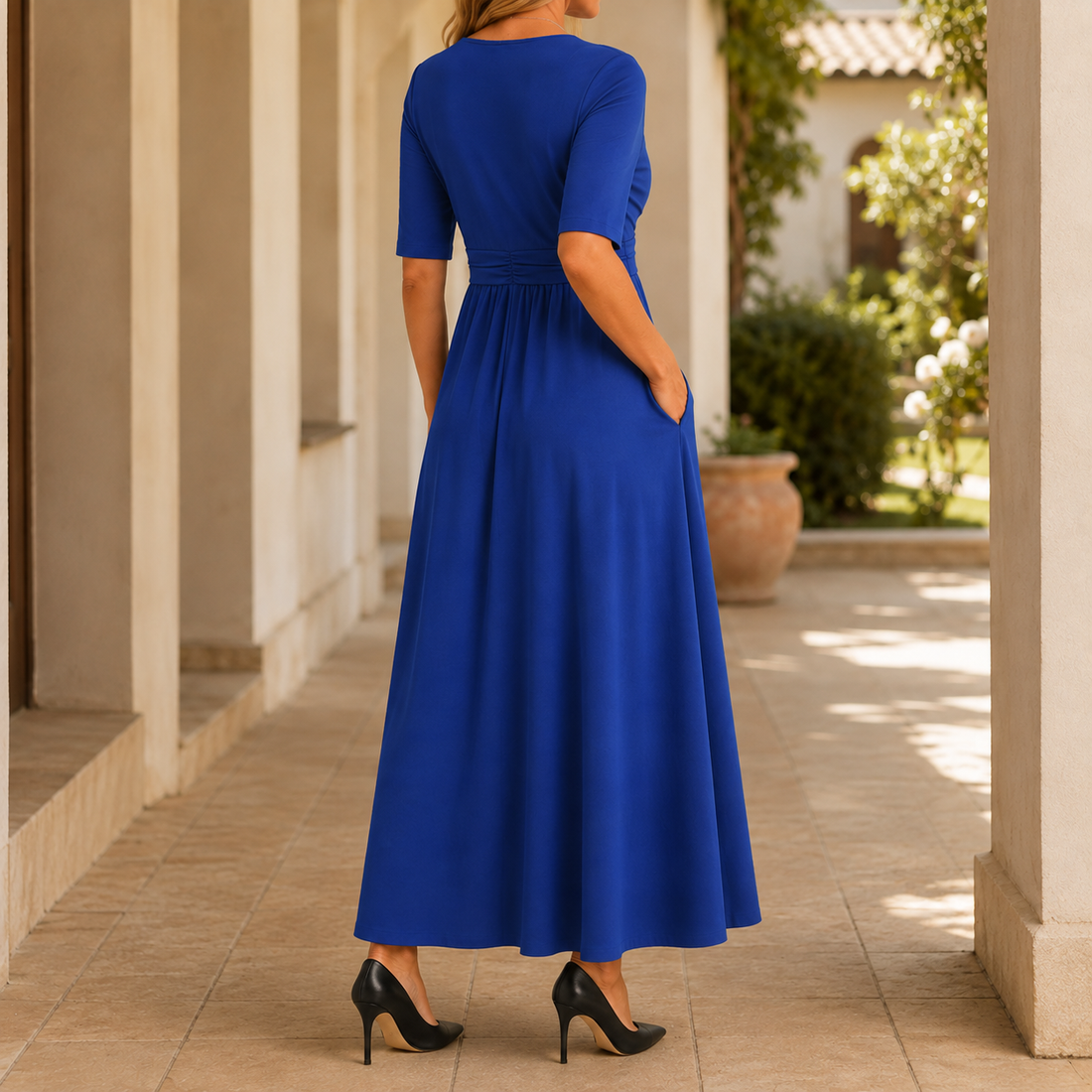 Penelope-Louise Crossover Dress - Lead Alternate View