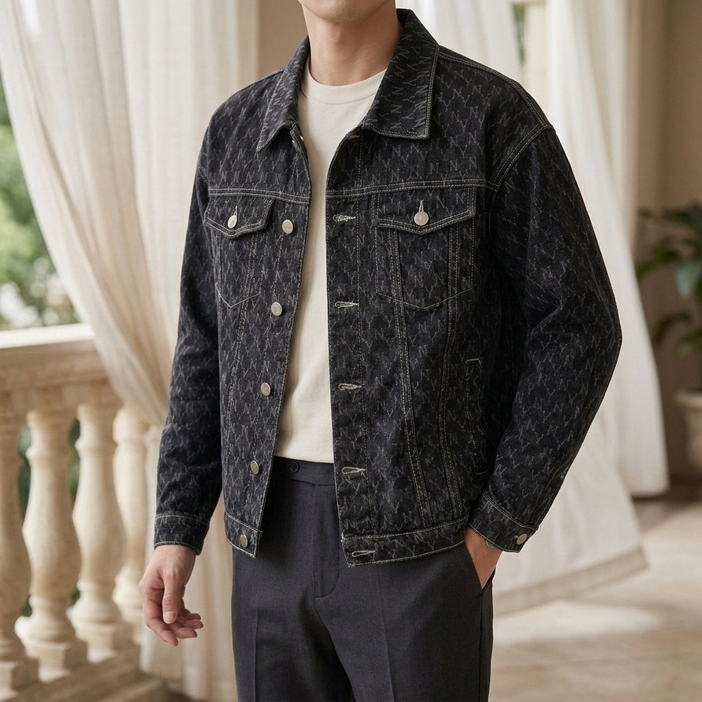 Sterling Relaxed Denim Jacket - Lead Alternate View