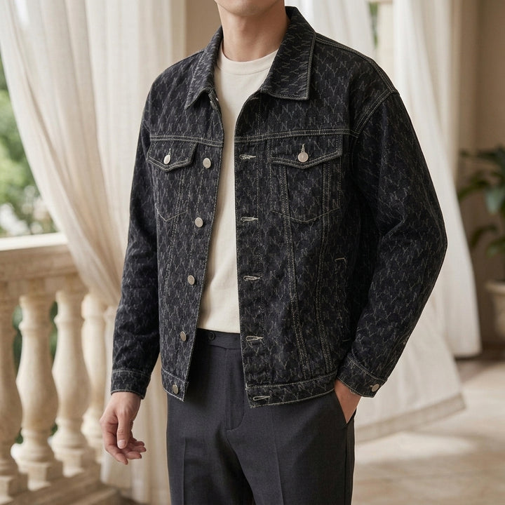 Sterling Relaxed Denim Jacket - Lead Alternate View
