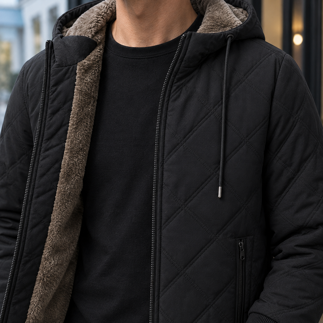 Austin Quilted Jacket - Lead Product Detail