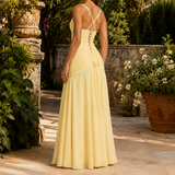 Oriana-Claire Ruched Maxi Dress - Lead Alternate View