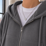Hazel-Rae Cropped Zip Hoodie - Lead Product Detail