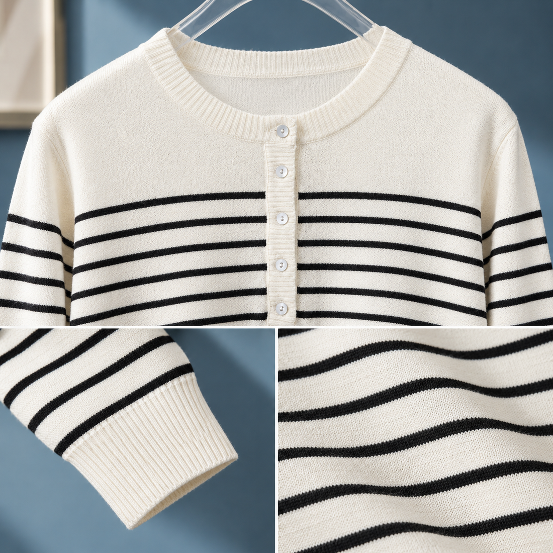 Dorian Cashmere Sweater - Lead Product Detail