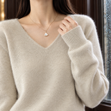 Imogen-Mae V-Neck Sweater - Lead Product Detail