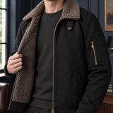 Marco Bomber Jacket - Lead Product Detail